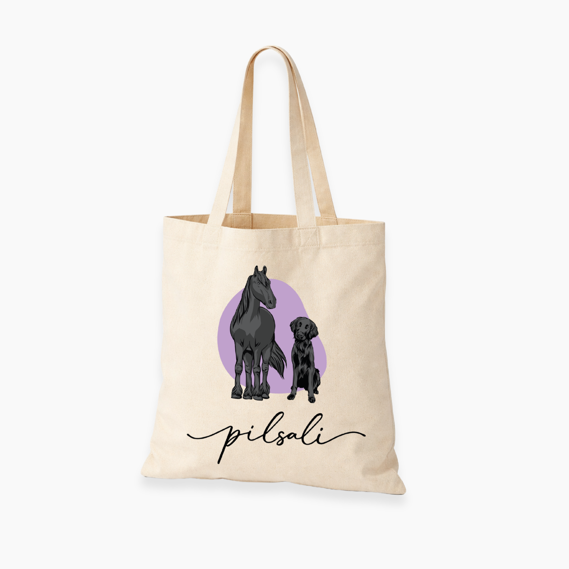 Baumwolltasche "Huf & Pfote"